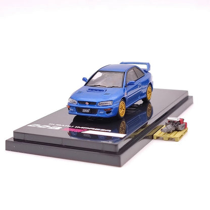 Subaru Impreza 22B STi Version (GC8 With Engine Display Model LHD) in Blue