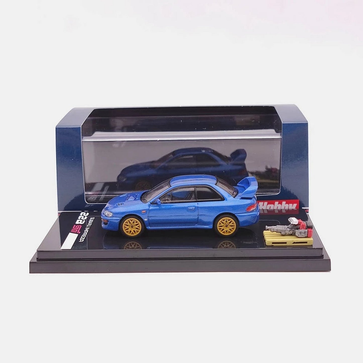 Subaru Impreza 22B STi Version (GC8 With Engine Display Model LHD) in Blue