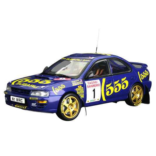 Subaru Impreza 555 Colin McRae/Derek Ringer (No.1 Winner Rallye Sanremo 1996) in Blue