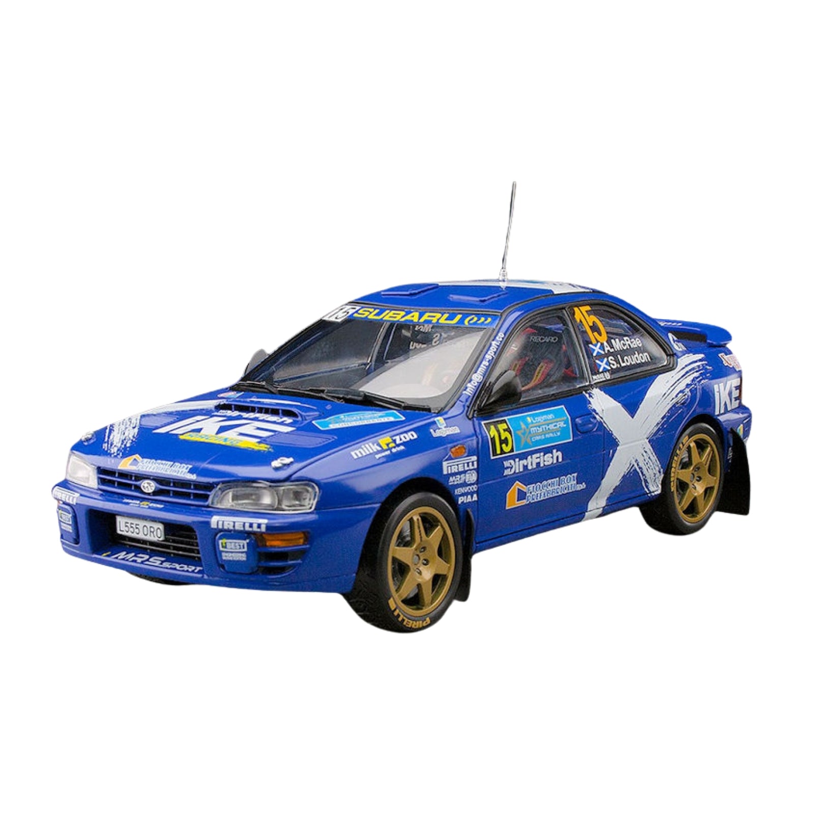 Subaru Impreza 555 A.McRae/S.Loudon (No.15 Logiman Mythical Cars Rally ...