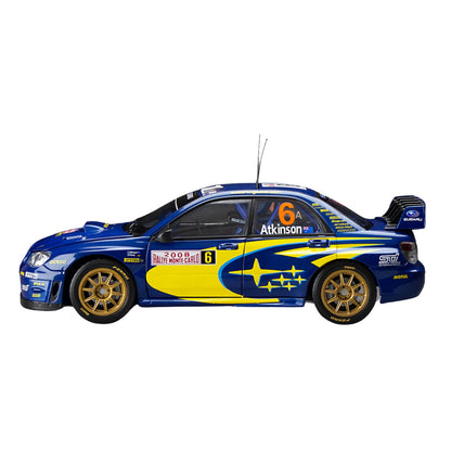 Subaru Impreza WRC07 C.Atkinson/S.Prevot (No.6 Rallye Monte Carlo 2008) in Blue/Yellow