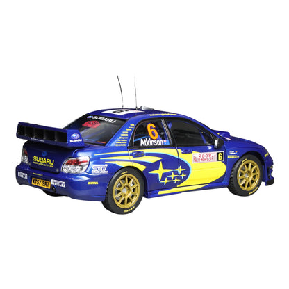 Subaru Impreza WRC07 C.Atkinson/S.Prevot (No.6 Rallye Monte Carlo 2008) in Blue/Yellow
