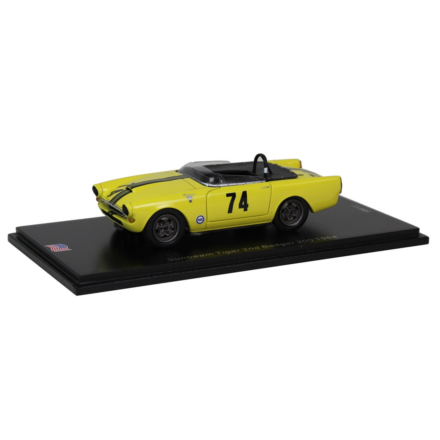 Sunbeam Tiger Ken Miles (2nd Badger 200 1964) in Yellow