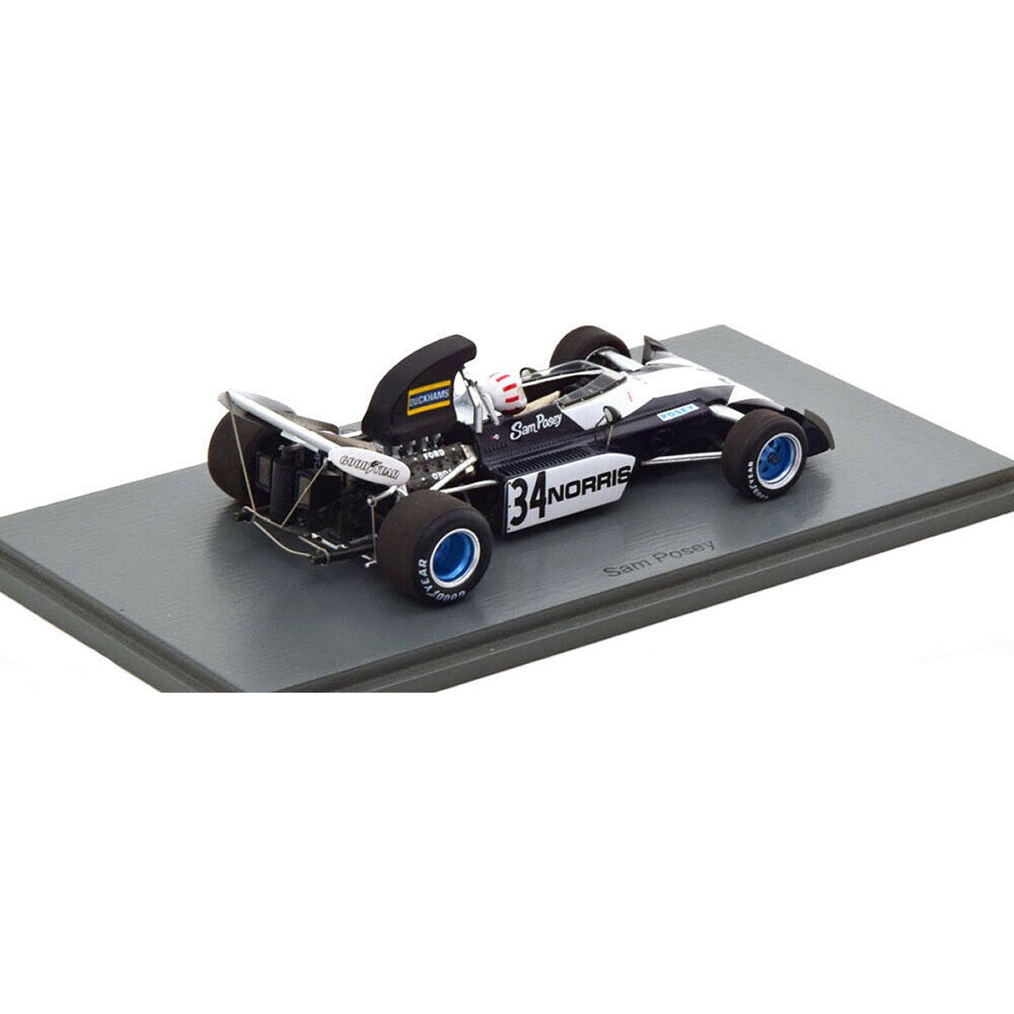 Surtees TS9B Sam Posey (US GP 1972) in Navy Blue/White