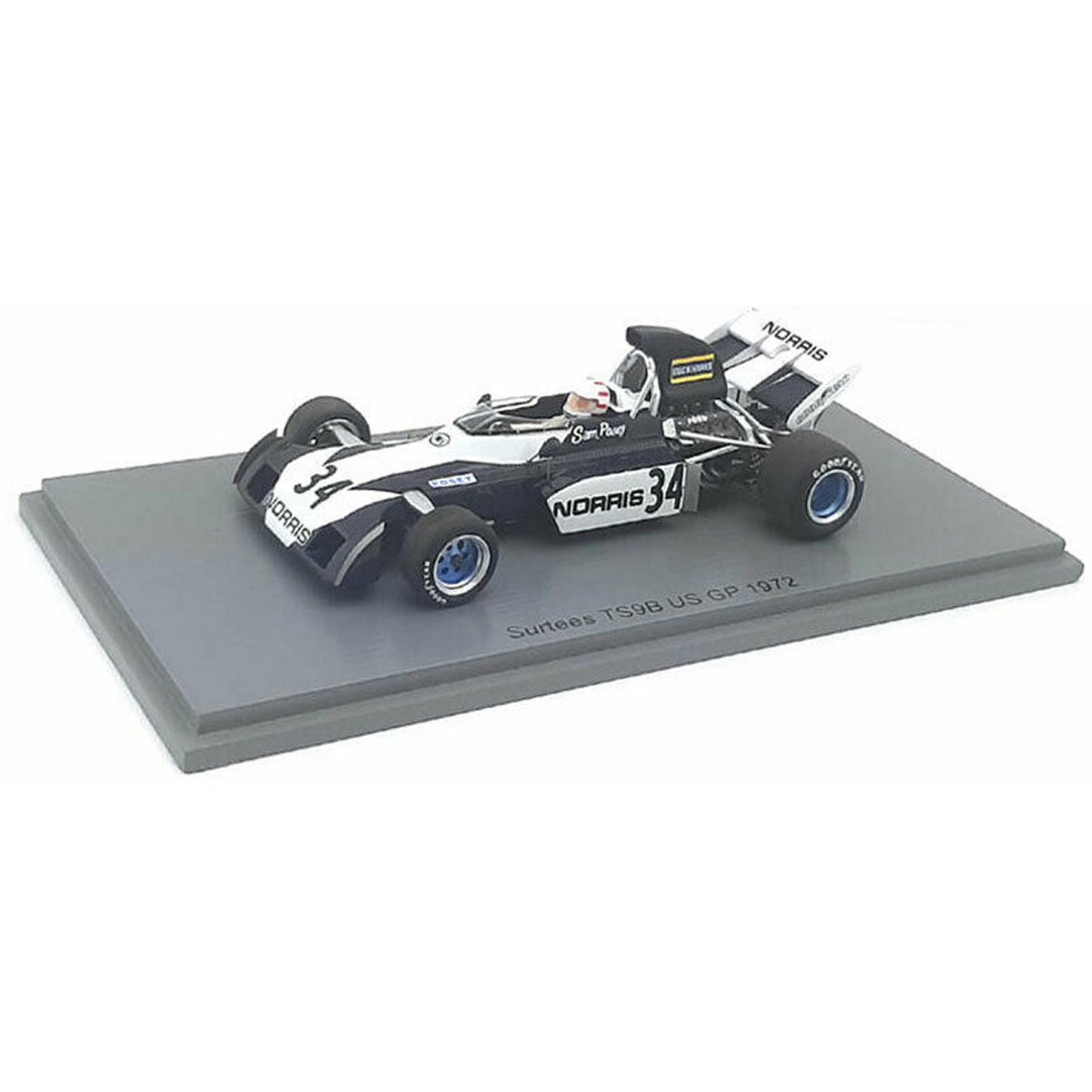 Surtees TS9B Sam Posey (US GP 1972) in Navy Blue/White