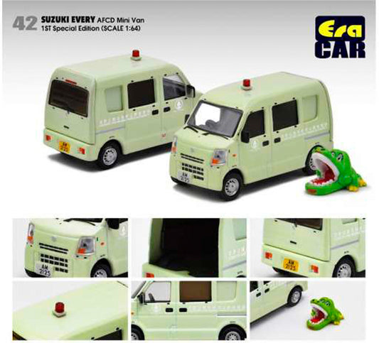 Suzuki Every AFCD Mini Van (1st Special Edition with Toy Alligator) in Light Green