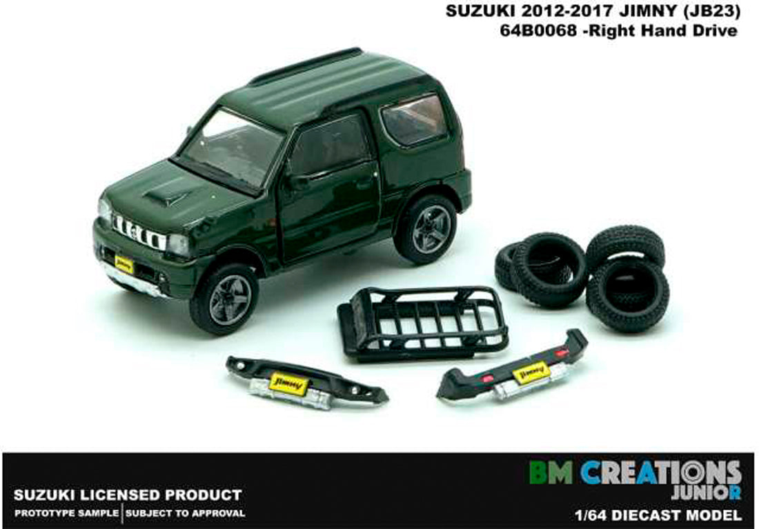 Suzuki Jimny (JB23 RHD 1998) in Dark Green