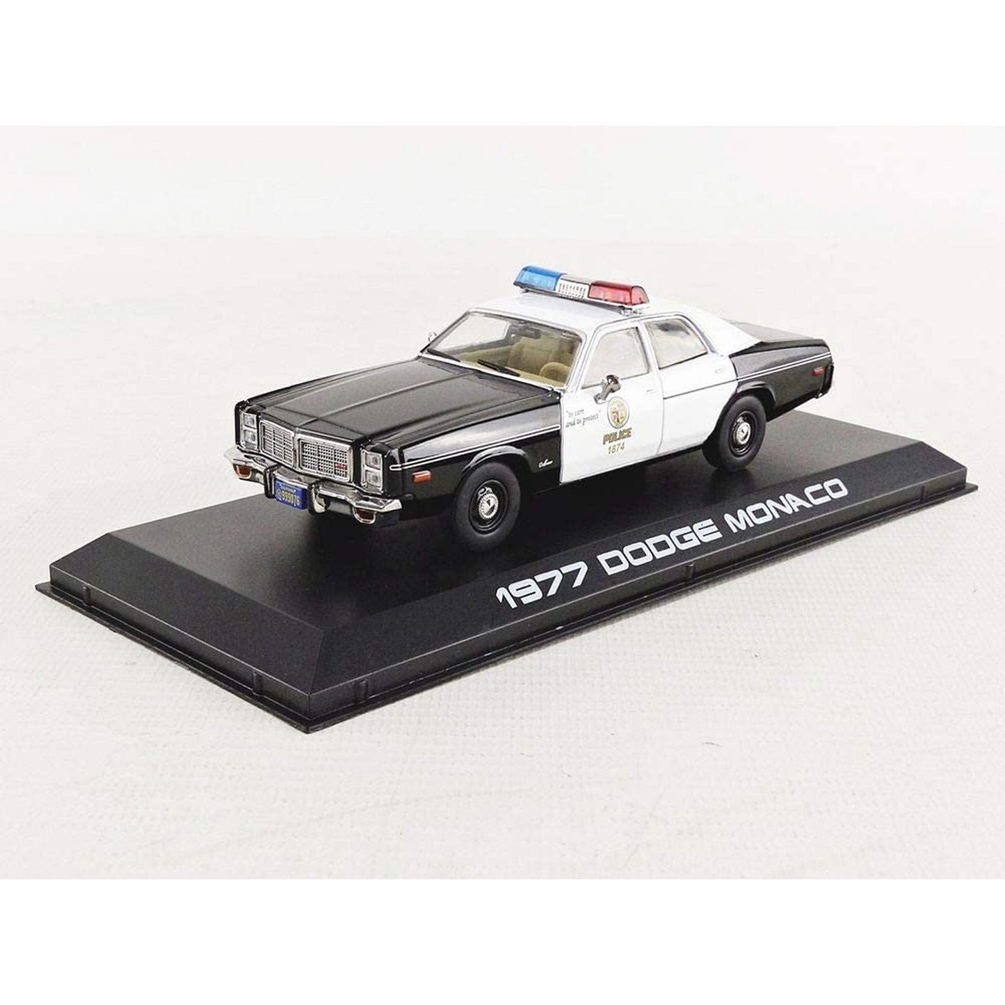 Metropolitan Police Diecast Model Car From Terminator in Black/White