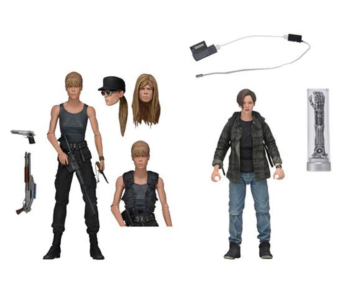 Sarah & John Connor 2 Pack Poseable Figure From Terminator
