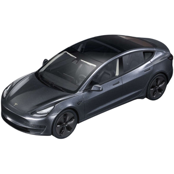 自動車 Tesla Model3 Diacast 1:18 MidnightSilver Tesla Model 3 (2021) in Midnight Silver Metallic | LS Collectibles