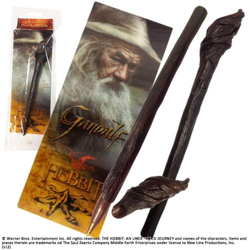 Gandalf The Grey Gandalf the Grey Staff Pen and Bookmark Set From The Hobbit An Unexpected Journey