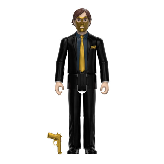 Jim Halpert as Goldenface ReAction Series Figure From The Office Threat Level Midnight