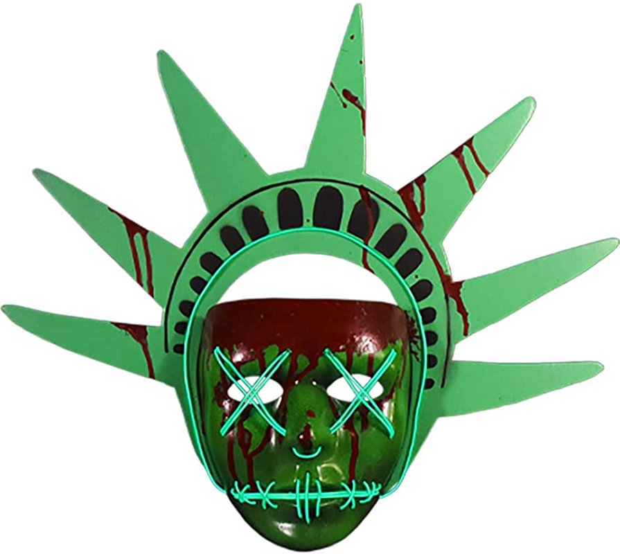 Lady Liberty Light Up Mask From The Purge Election Year
