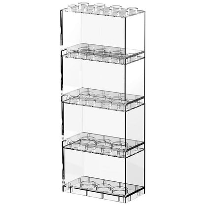 Tiny T-Brick Stackable Display Cases (Set of 4)