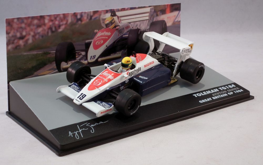 Toleman TG184 Ayrton Senna (British GP 1984) in White and Blue