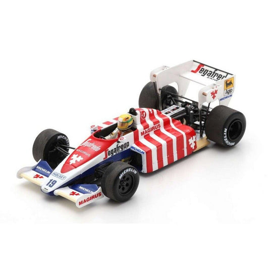 Toleman TG184 Ayrton Senna (3rd Portugal GP 1984) in White/Red