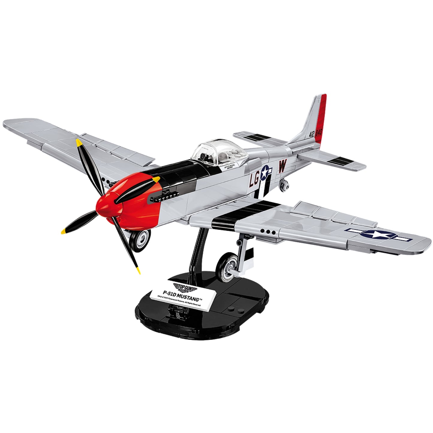North American P-15D Mustang From Top Gun Maverick [Kit] in Silver
