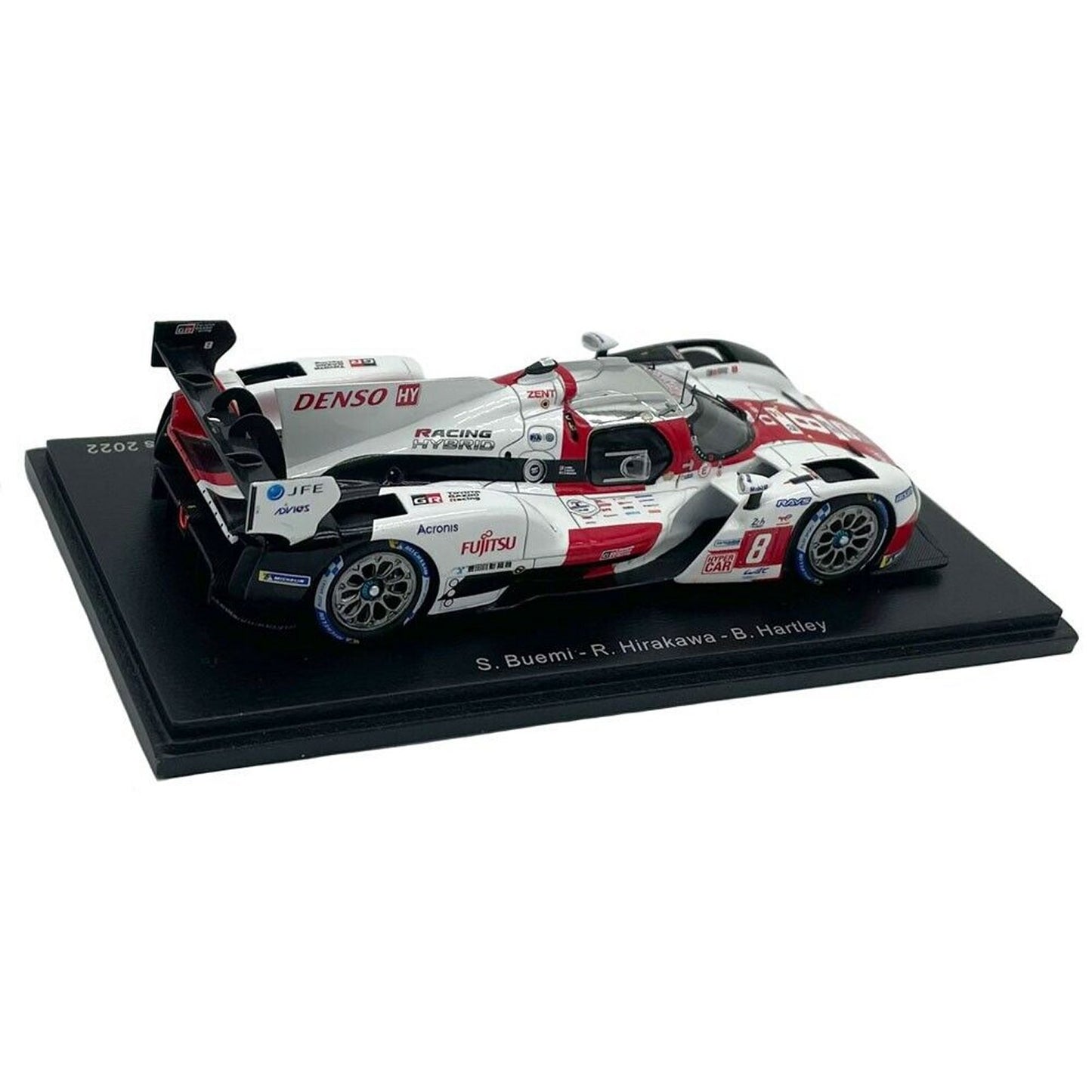 Toyota GR010 Hybrid Gazoo Racing S.Buemi/B.Hartley/R.Hirakawa (24H Le Mans 2022) in Red/White