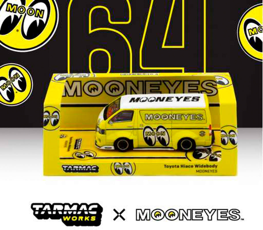Toyota Hiace Widebody (Mooneyes) in Yellow