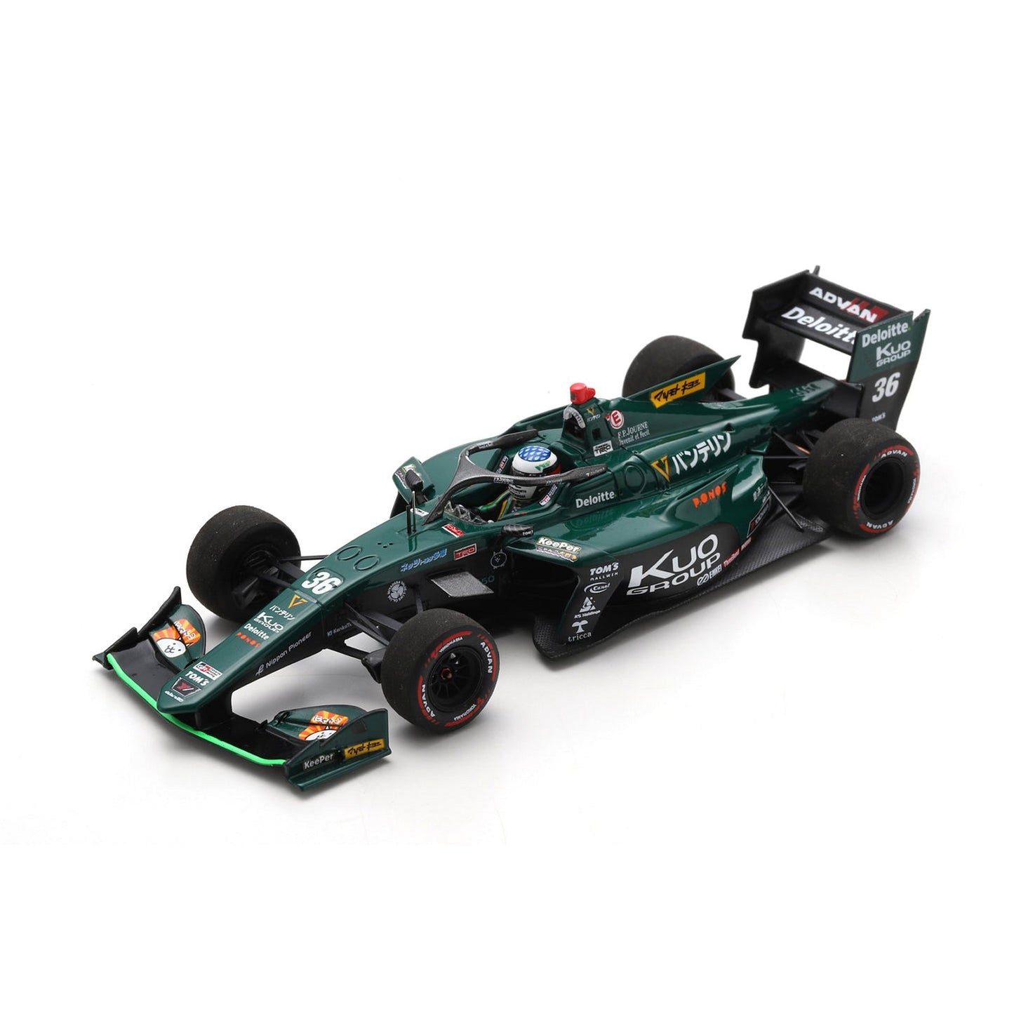 Toyota Kuo Valentin Tom's Team Super Formula Giuliano Alesi (SF19 TRD 01F 2022) in Green