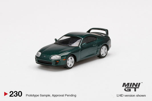 Toyota Supra (JZA80 RHD) in Dark Green Pearl Metallic