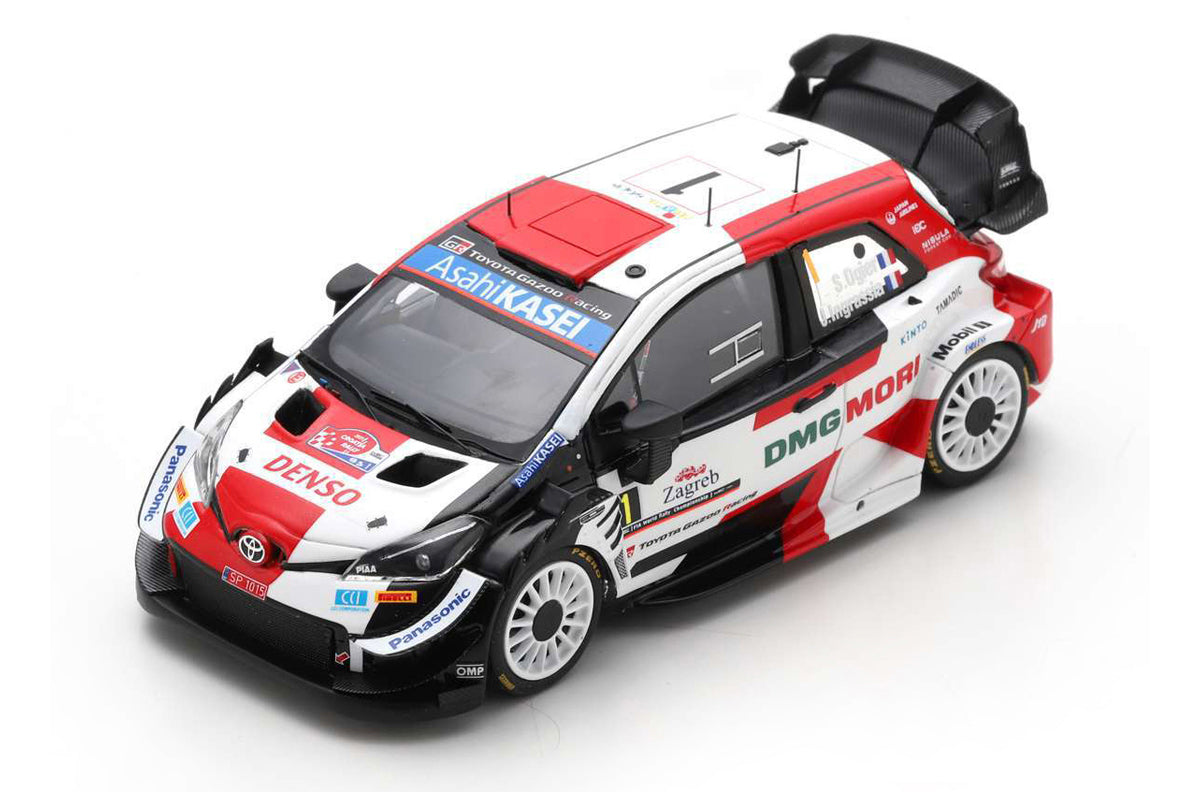 Toyota Yaris Sebastien Ogier/Julien Ingrassia (WRC Rally Coratioa - Winner 2021) in White/Black/Red