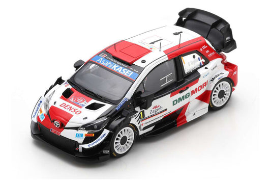 Toyota Yaris Sebastien Ogier/Julien Ingrassia (WRC Rally Coratioa - Winner 2021) in White/Black/Red
