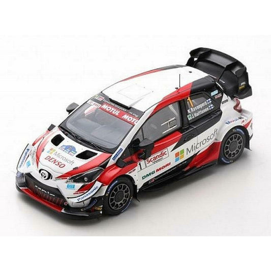 Toyota Yaris WRC Winner Estonia K.Rovanpera/J.Halttunen (Youngest WRC Winner 2021) in White/Red/Black