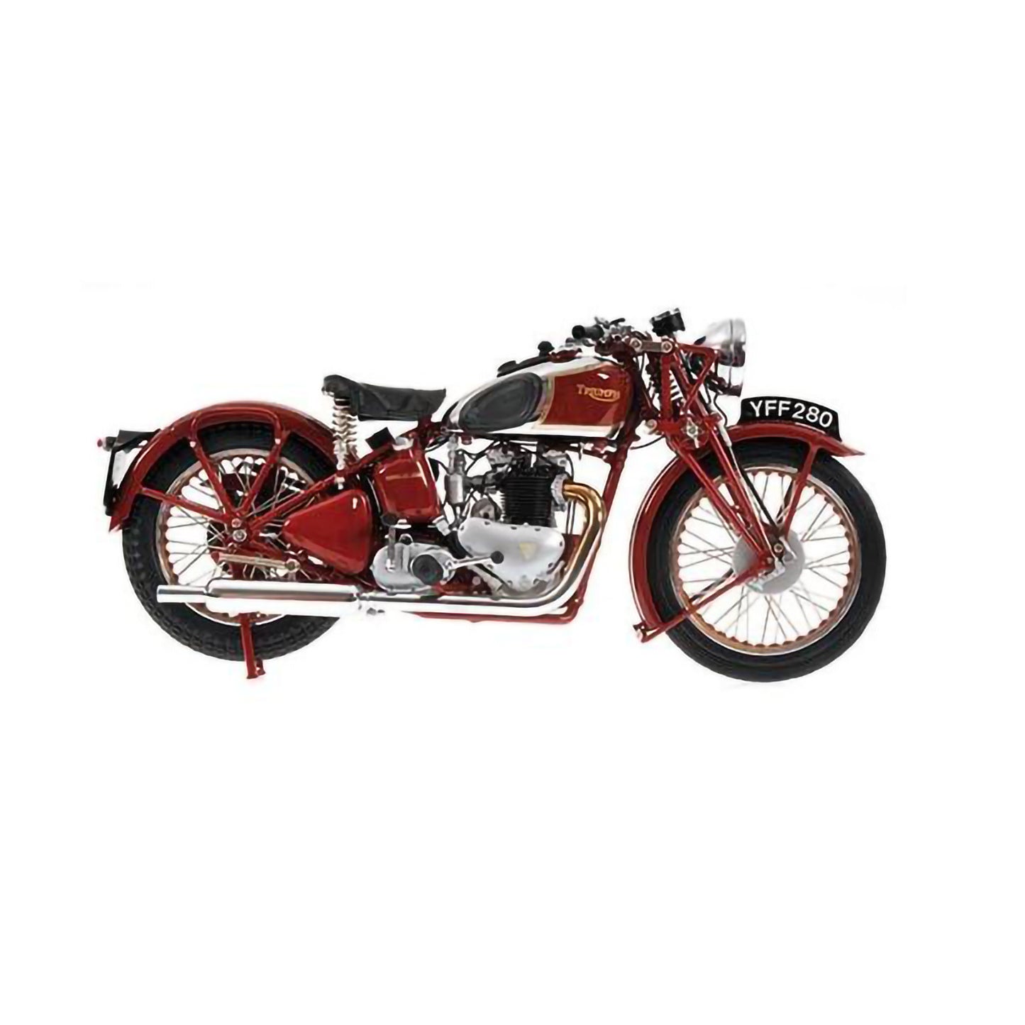 Triumph Speed Twin (1939) in Red