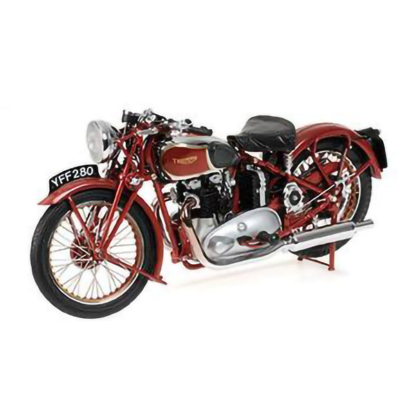 オートバイ・バイク 1/12 MINICHAMPS Triumph Speed Twin Triumph Speed Twin (1939) in Red | Minichamps Collectible