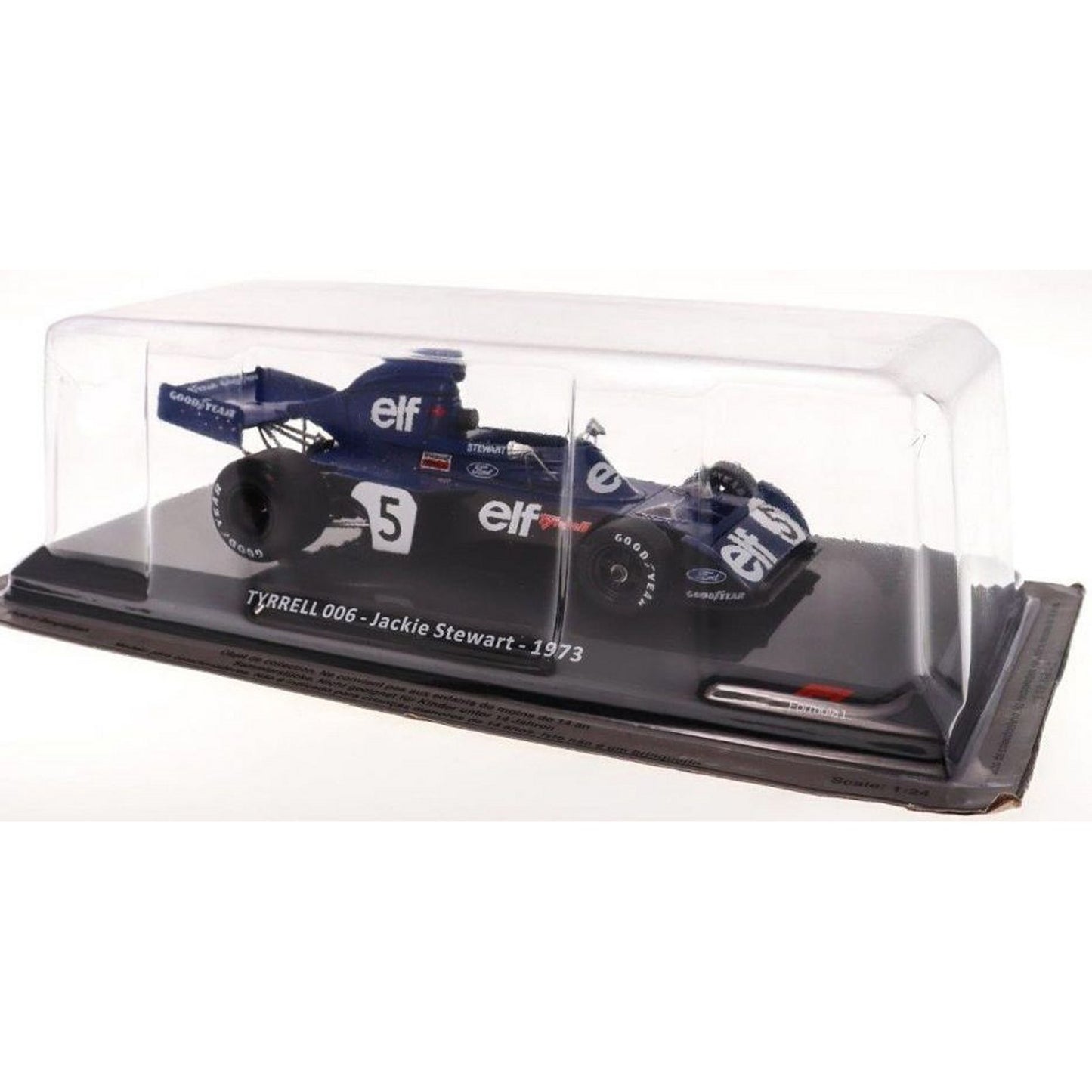 Tyrrell 006 Jackie Stewart (Blister Packaging 1973) in Blue