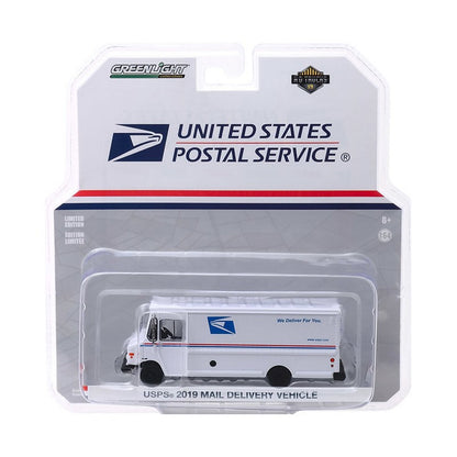 USPS Mail Delivery Vehicle (United States Postal Office 2019) in White