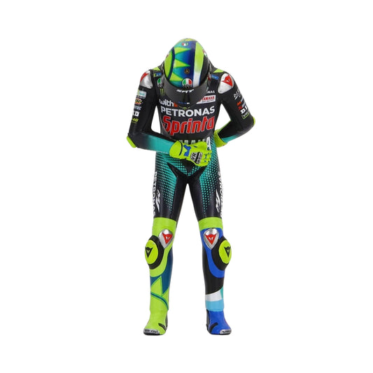 Valentino Rossi Figure (Last Race Valencia GP 2021) in Blue