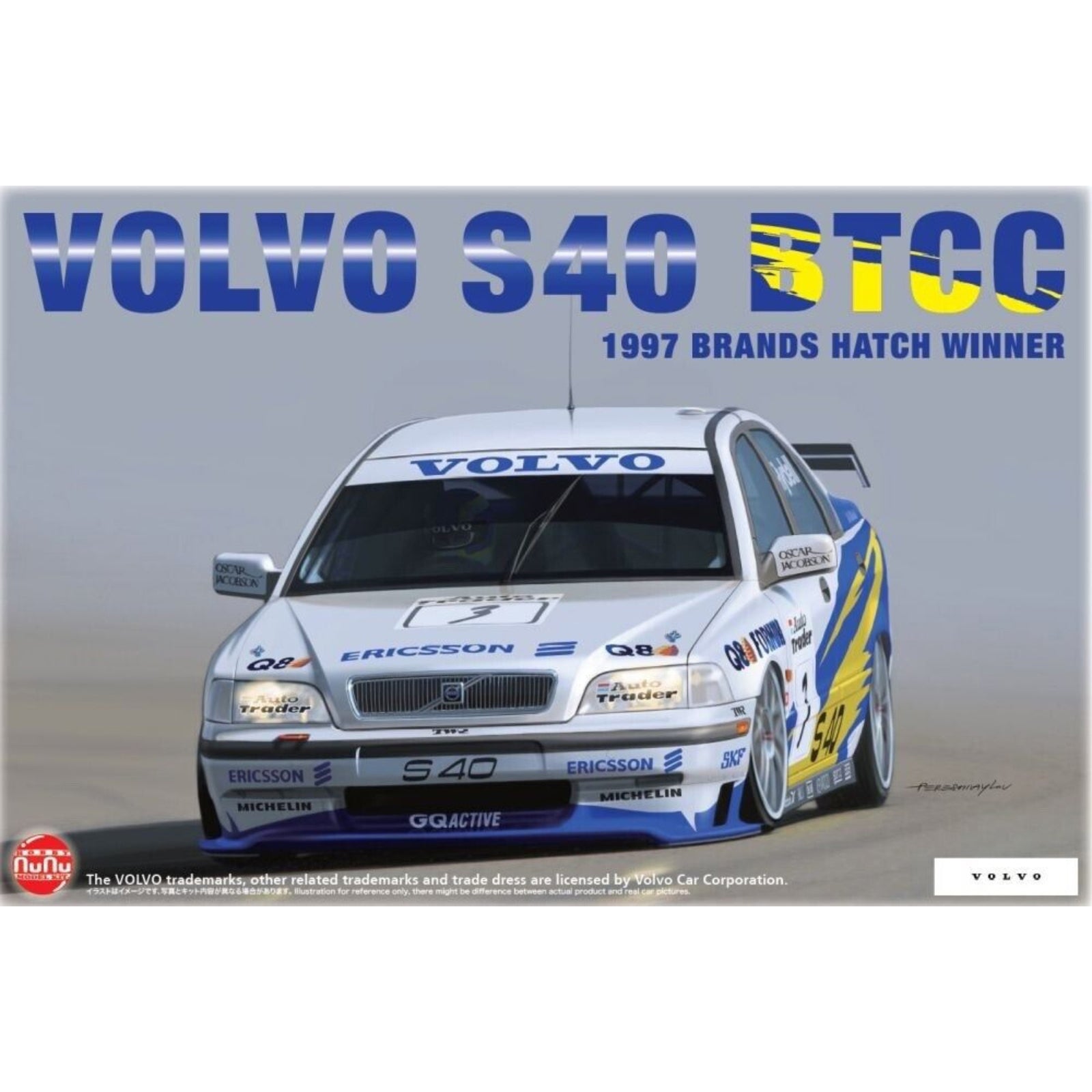ミニカー Minibri 1/43  Volvo S40   #4 BTCC 1998 ミニカー Minibri 1/43 Volvo S40 #4 BTCC 1998 Onyx Volvo S40