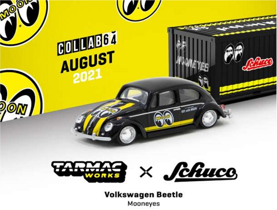 VW Beetle (Mooneyes) in Black/Yellow