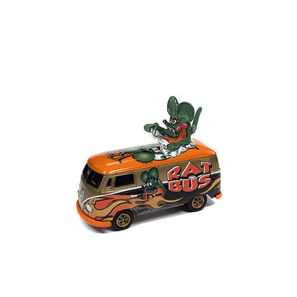 VW Bus T2 Transporter (With Rat Fink Figure)