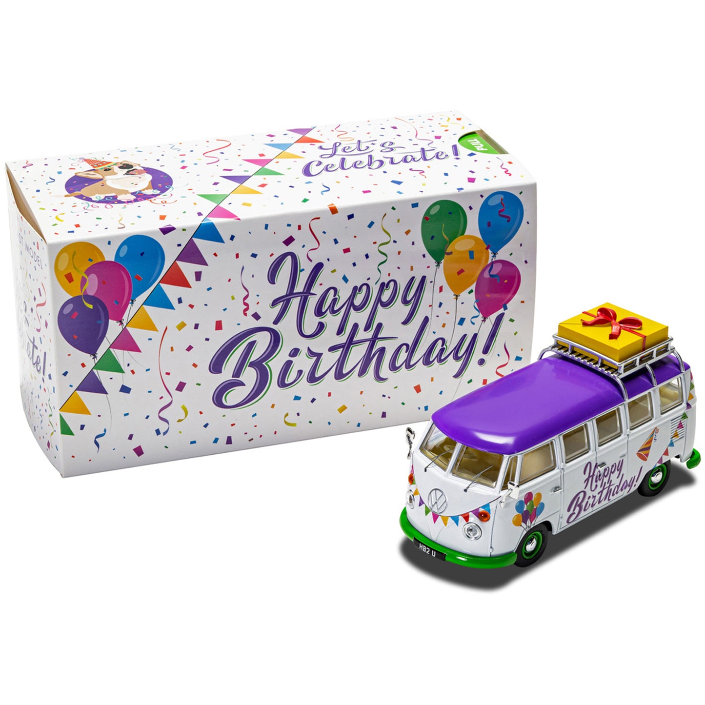 VW Campervan (Happy Birthday Edition) in Multi