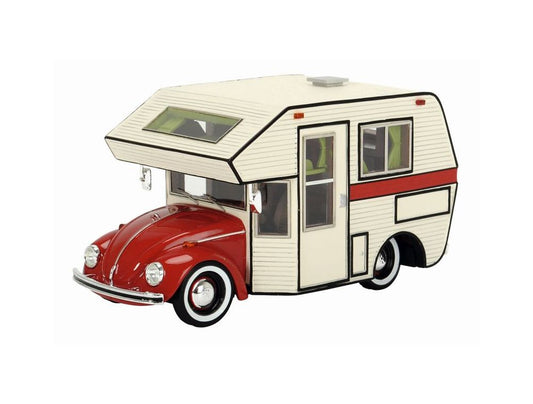 VW Kafer Motorhome in Red and Cream