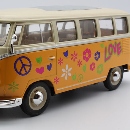 VW T1 Bus (1962) in yellow and white