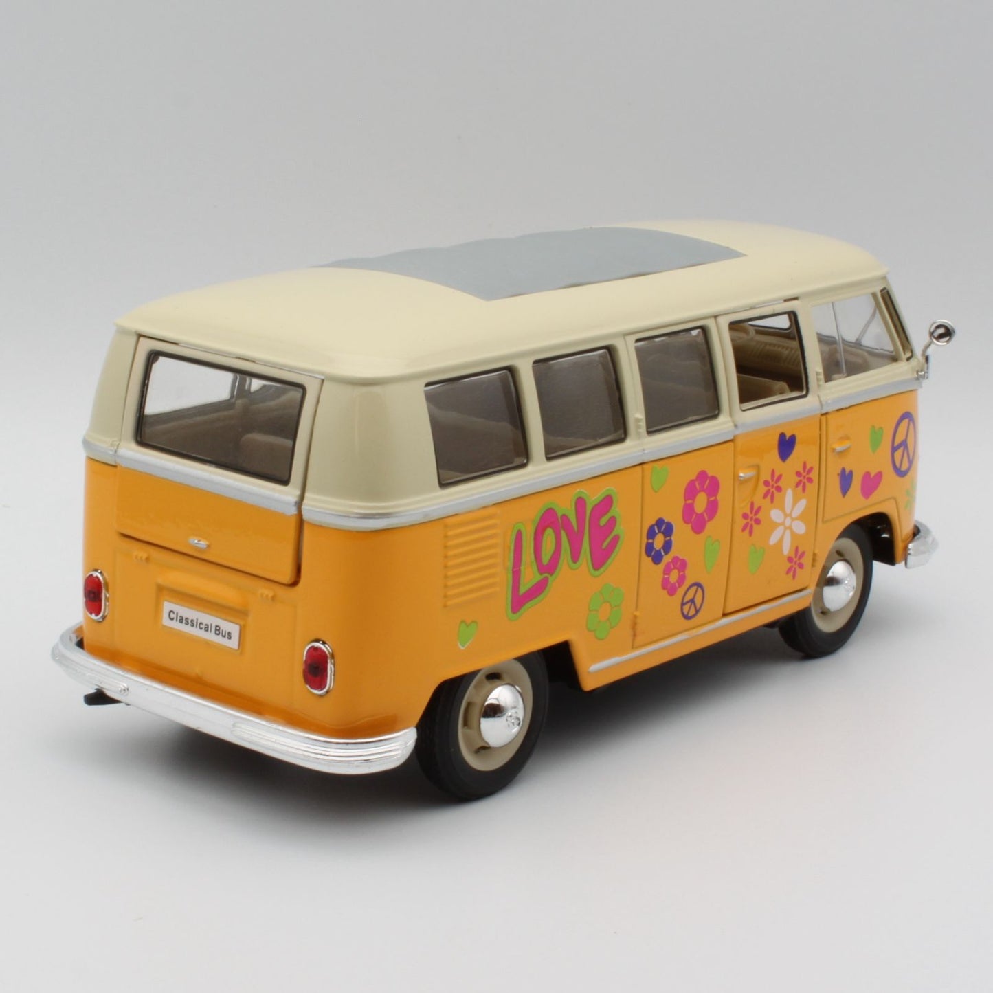 VW T1 Bus (1962) in yellow and white