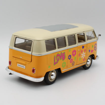 VW T1 Bus (1962) in yellow and white