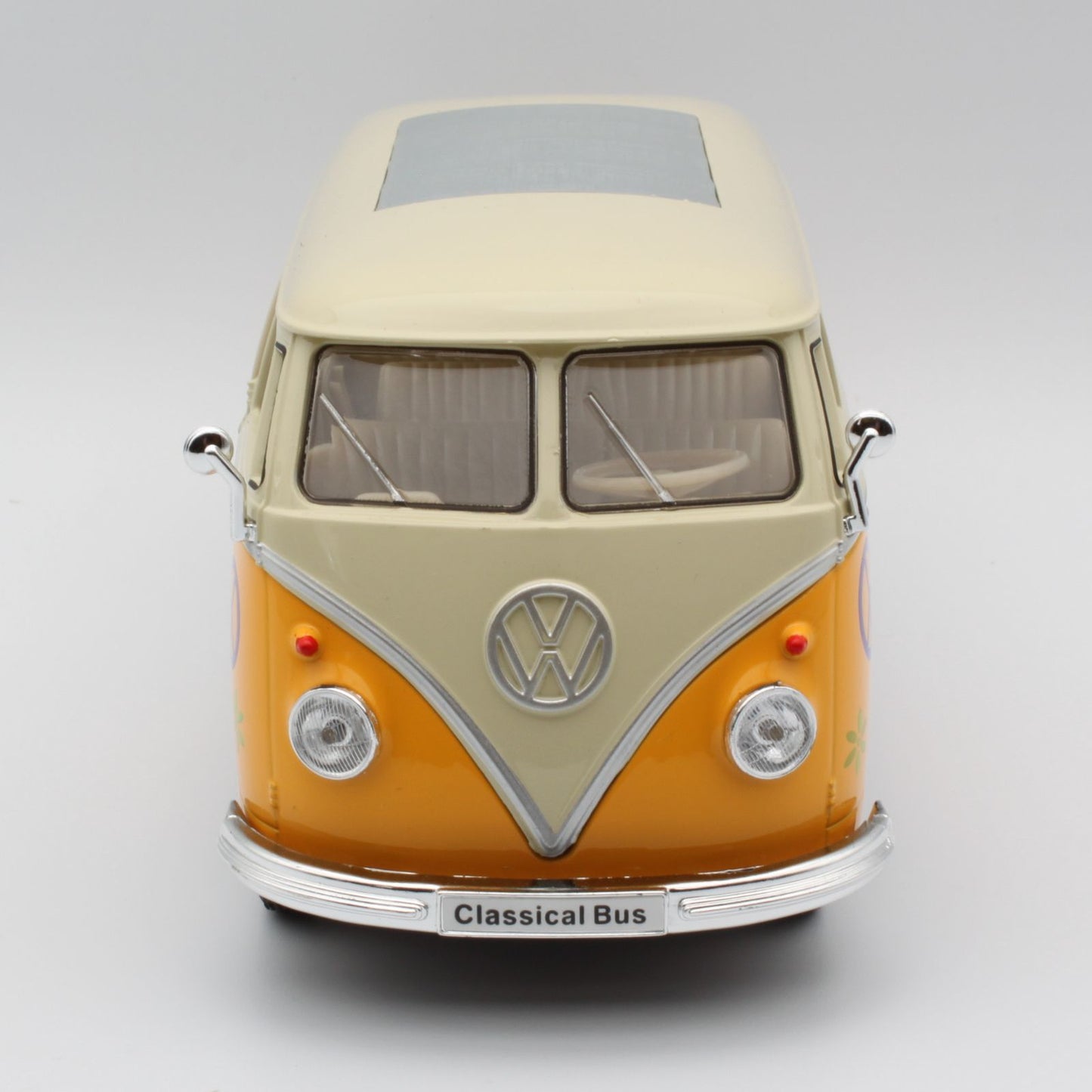 VW T1 Bus (1962) in yellow and white