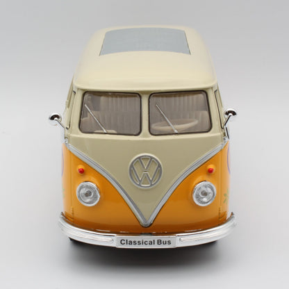 VW T1 Bus (1962) in yellow and white