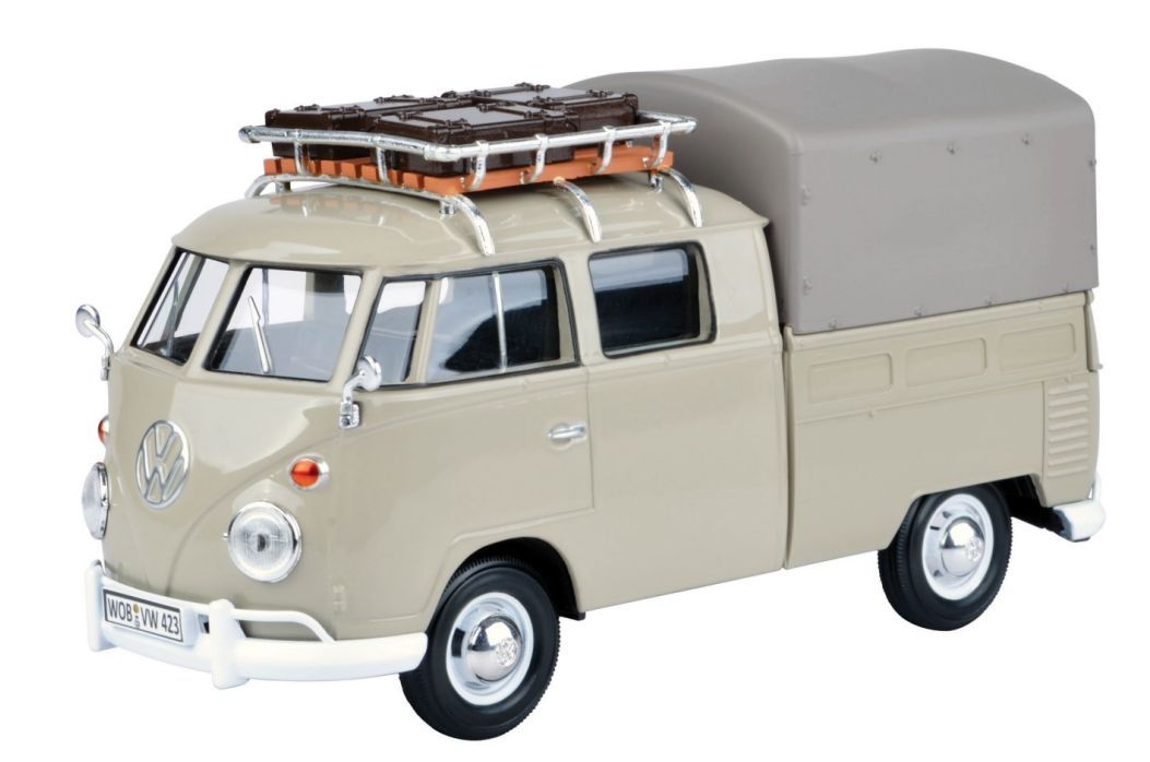 VW T1 Double Cab Pickup Van in Grey