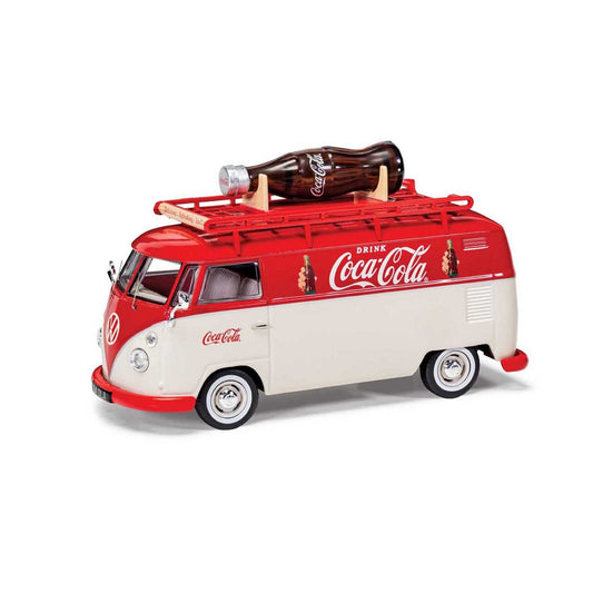 VW Type 2 Coca Cola Panel Van (Giant Bottle Van T1 Split Screen) in Red/White