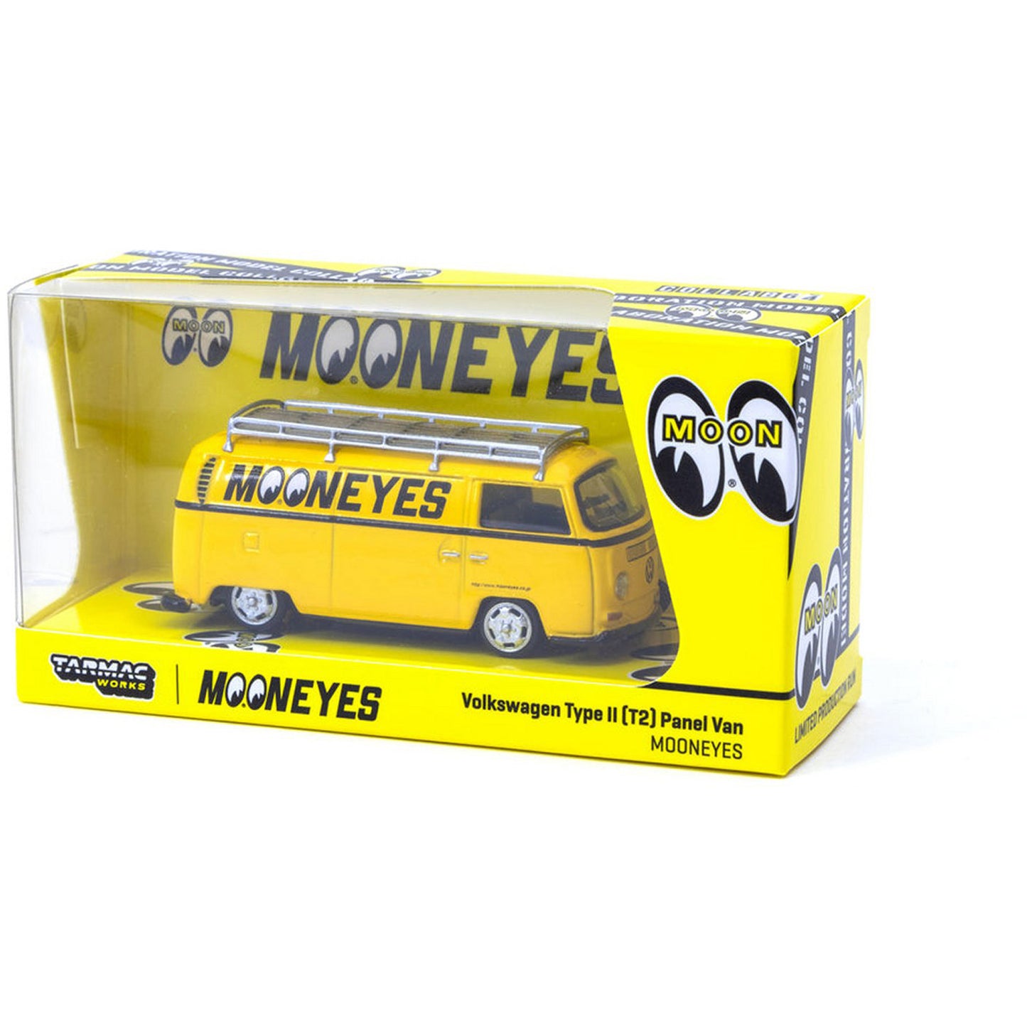 VW Type 2 Panel Van (Mooneyes With Roof Rack) in Yellow