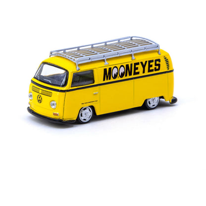 VW Type 2 Panel Van (Mooneyes With Roof Rack) in Yellow