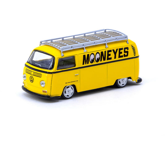 VW Type 2 Panel Van (Mooneyes With Roof Rack) in Yellow