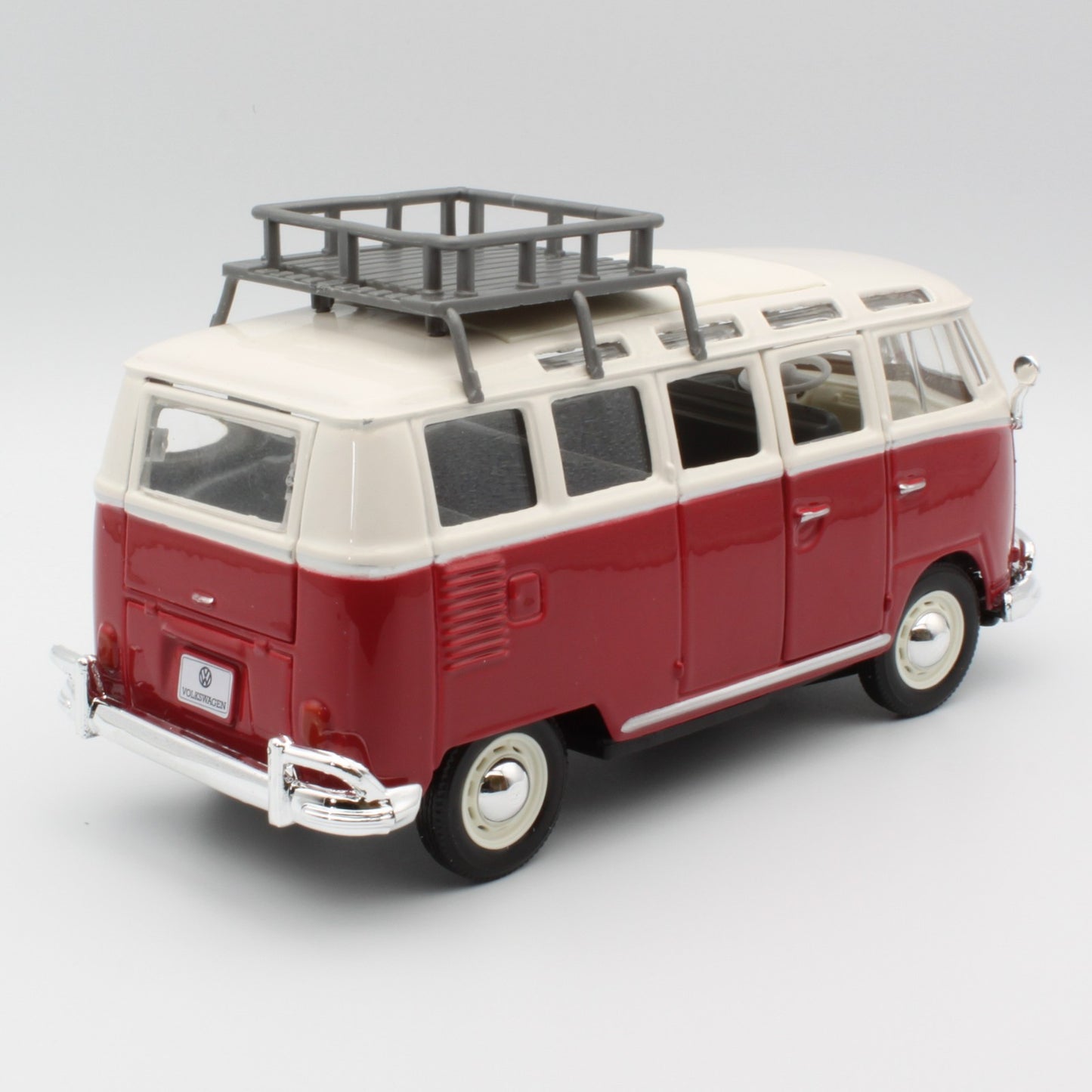 VW Van Samba (with Roof Rack) in red
