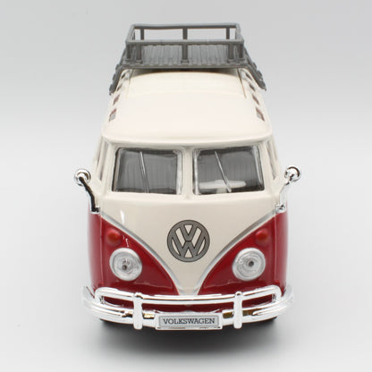 VW Van Samba (with Roof Rack) in red